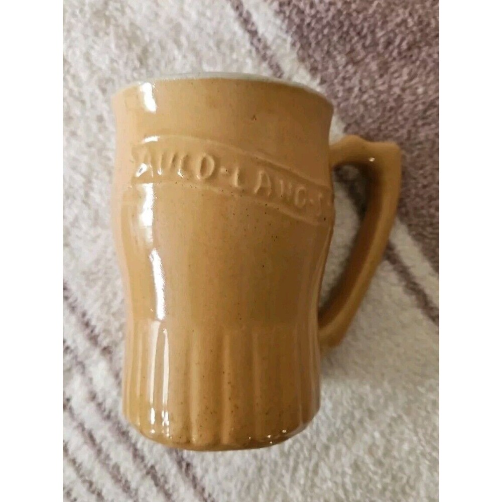 Auld Lang Syne Vintage Stoneware Mug, Dutchess Food Service Co, Cheese, New York